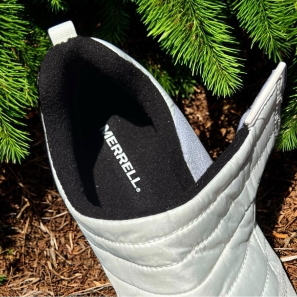 🌻NEW Merrell Alpine Moc Strap White Polar Slip-on Sneakers Women's Size 10 - Picture 8 of 13